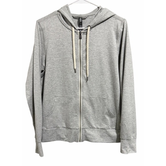 Vuori Halo Performance 2.0 Hoodie Pale Gray Heather Women's Size Medium